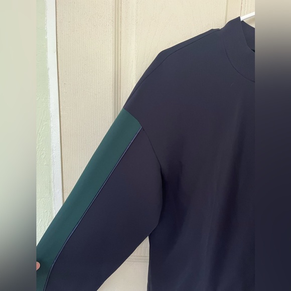 Ted Baker Keelee contrast-panel jersey sweatshirt size 2 EUC - Picture 3 of 6